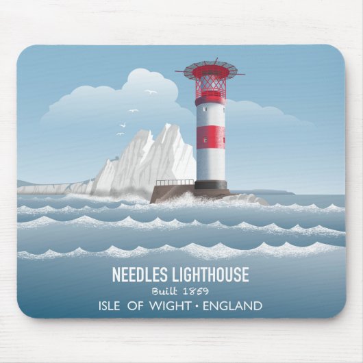 Needles Lighthouse マウスパッド (正面)