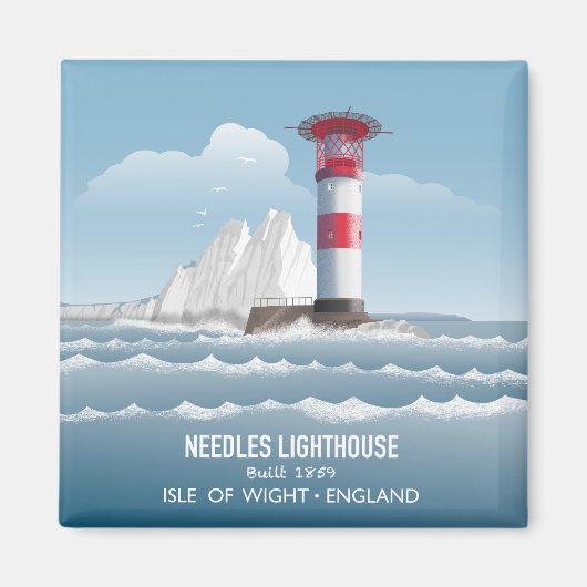 Needles Lighthouse マグネット (正面)