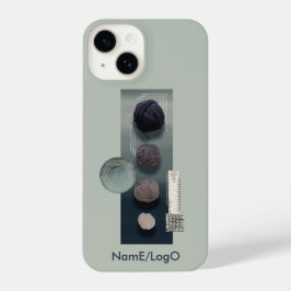 needlework_1_ハートステッチiPhoneケース iPhone 14ケース