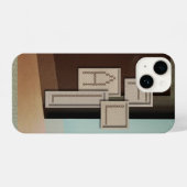 needlework_3_4forfall_2 iPhoneケース iPhone 14ケース (裏面横)