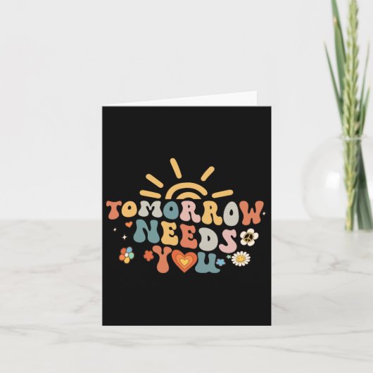 Needsメンタルヘルス認識度Groovyレトロ1 カード (正面)