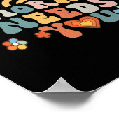 Needsメンタルヘルス認識度Groovyレトロ1 ポスター (角)