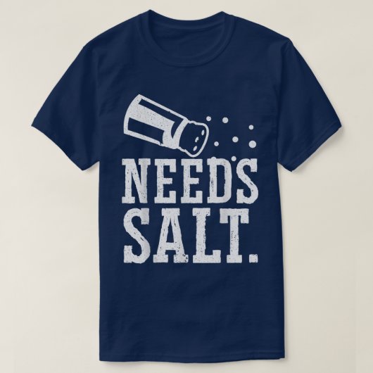 Needs塩料理ギャング料理マスターシェフC Tシャツ (デザイン正面)