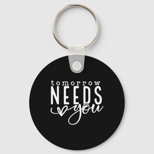 Needs Mental Health Problems認識度月 キーホルダー (正面)