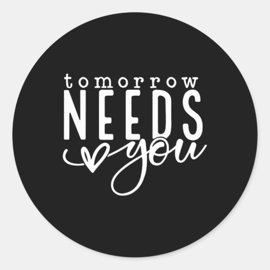 Needs Mental Health Problems認識度月 ラウンドシール (正面)