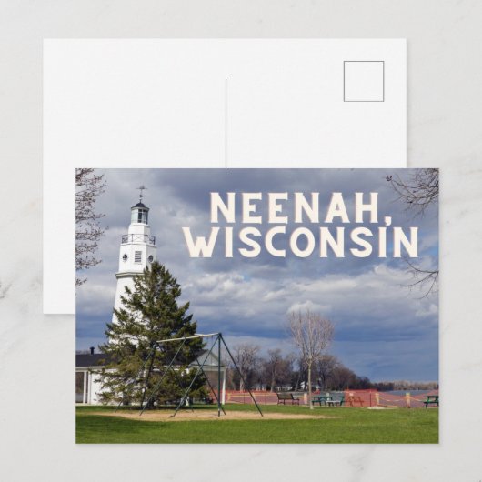 Neenah, Wisconsin ポストカード (正面/裏面)