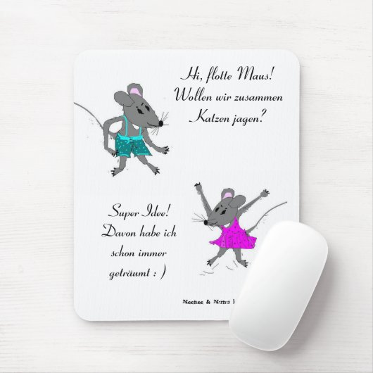 Neenee & Nunu Mäuse Mouse Pad マウスパッド (マウス)