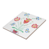 Neeter著Rosemaling タイル (側面)