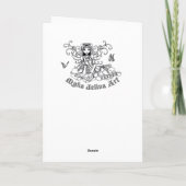 Nefertariのエジプトの天使のBastetカード カード (裏面)