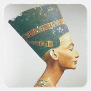 Nefertiti女王のバスト、側面図、スタディから スクエアシール