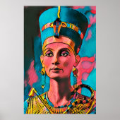 Nefertiti – エジプトのクイーンウォールアートポスター ポスター (正面)