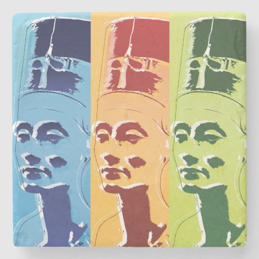 Nefertiti ストーンコースター (正面)