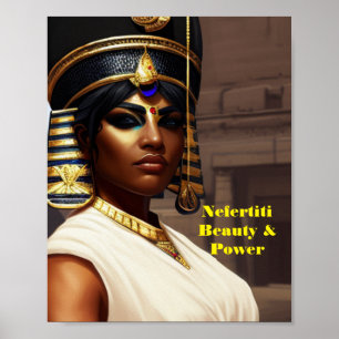 Nefertiti、美しい、電源 ポスター