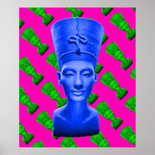 Nefertiti Blueポスター ポスター