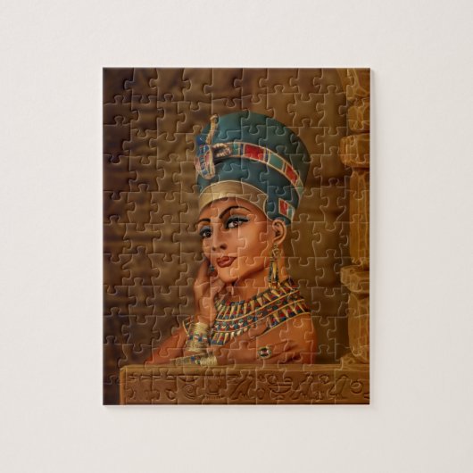 Nefertiti - Neferneferuaten the Egiptin Queen ジグソーパズル (縦)