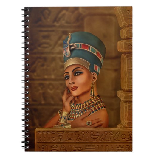 Nefertiti - Neferneferuaten the Egyptian Queen ノートブック (正面)