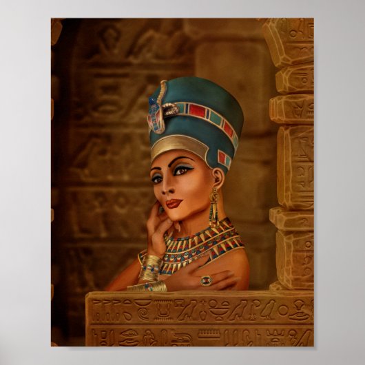 Nefertiti - Neferneferuaten the Egyptian Queen ポスター (正面)