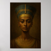 Nefertiti Portrait Painting ポスター (正面)