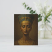 Nefertiti Vintage Style Art ポストカード (スタンド正面)