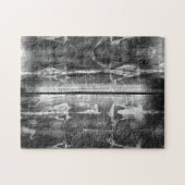 Negative Photo Shroud of Turin Crucifixion ジグソーパズル (横)