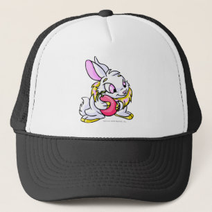 Neggを抱き締める黄色いCybunny キャップ