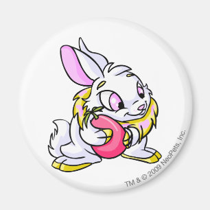 Neggを抱き締める黄色いCybunny マグネット