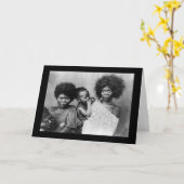 Negritoの女性フィリピン1898年 カード (黄色い花)