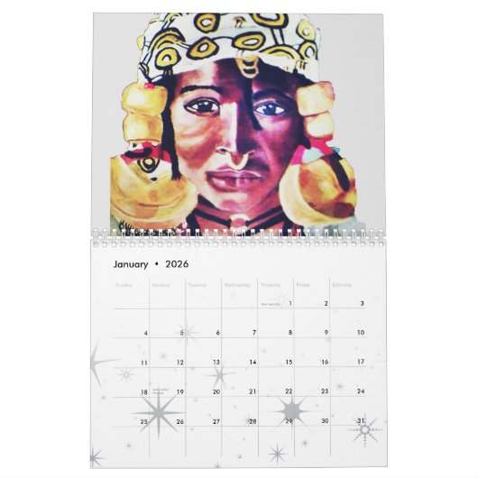 NEGRO DIGNITY  カレンダー (1月 2026)