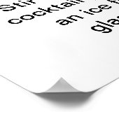 NEGRONI 18インチx 24インチカクテルレシピアートポスター ポスター (角)