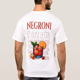 Negroni T-Shirt – Bold Italian Aperitif Tシャツ