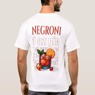 Negroni T-Shirt – Bold Italian Aperitif Tシャツ