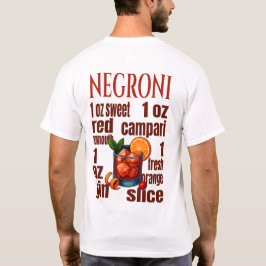Negroni T-Shirt – Bold Italian Aperitif Tシャツ
