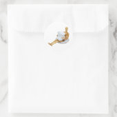 NegtHaveCoffee030709 ラウンドシール (バッグ)