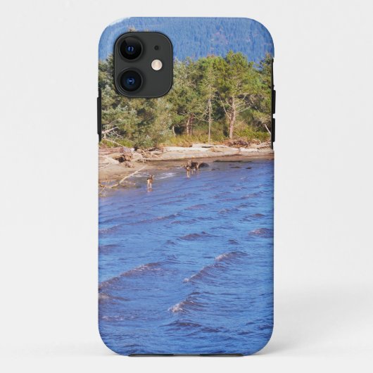 Nehalem湾-オレゴンの州立公園のシカ Case-Mate iPhoneケース (裏面)