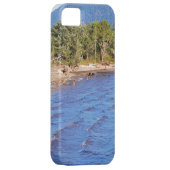 Nehalem湾-オレゴンの州立公園のシカ Case-Mate iPhoneケース (裏面/右)