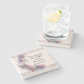 Nehemiahの8:10主の喜びは私の強さです ストーンコースター (横)