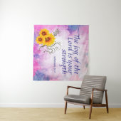 Nehemiah 8:10   タペストリー (インサイチュ(横))