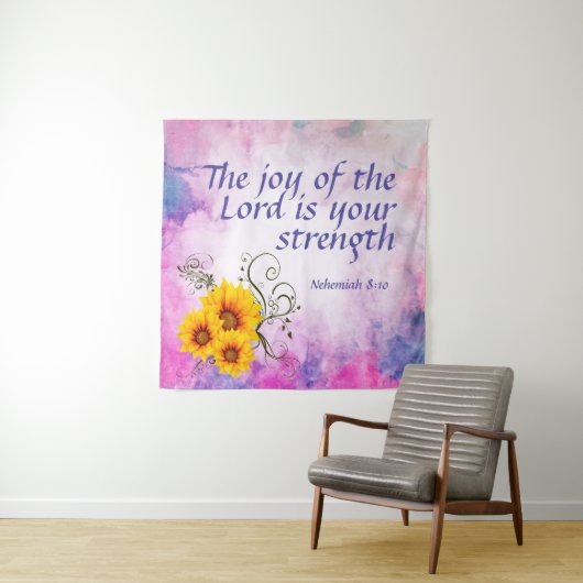 Nehemiah 8:10   タペストリー (インサイチュ)