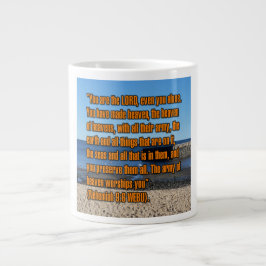 Nehemiah 9:6 WEBU Mug ジャンボコーヒーマグカップ