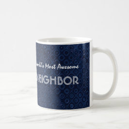 NEIGHBOR 素晴らし Midnight Blue Dots and Star D52Z コーヒーマグカップ