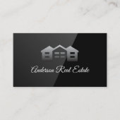 Neighborhoodロゴ | 黒の光沢 名刺 (正面)