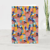 Neighborhood Block City Houses Pattern カード (正面)