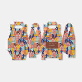 Neighborhood Block City Houses Pattern フェイバーボックス (折り畳みなし)