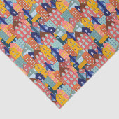 Neighborhood Block City Houses Pattern 薄葉紙 (詳細)