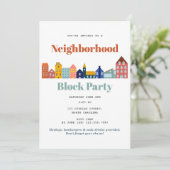 Neighborhood Block Party Meet Your Neighbors 招待状 (スタンド正面)
