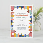 Neighborhood Block Party Meet Your Neighbors 招待状 (スタンド正面)