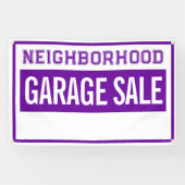 Neighborhood Garage Sale Banner 横断幕 (横)