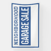 Neighborhood Garage Sale Banner 2.5' X 4' 横断幕 (縦)