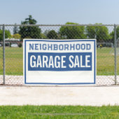 Neighborhood Garage Sale Banner 2.5' X 4' 横断幕 (インサイチュ)