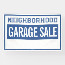 Neighborhood Garage Sale Banner 2.5' X 4' 横断幕